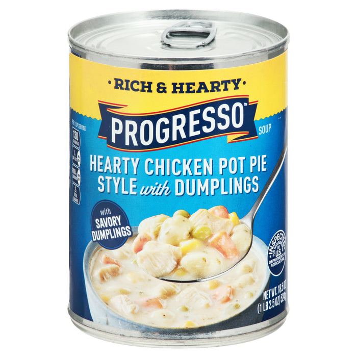Progresso Hearty Chicken Pot Pie Style with Dumplings Soup 18.5 oz