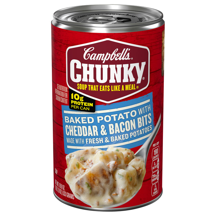 Campbell's Chunky Baked Potato with Cheddar & Bacon Bits Soup 18.8 oz