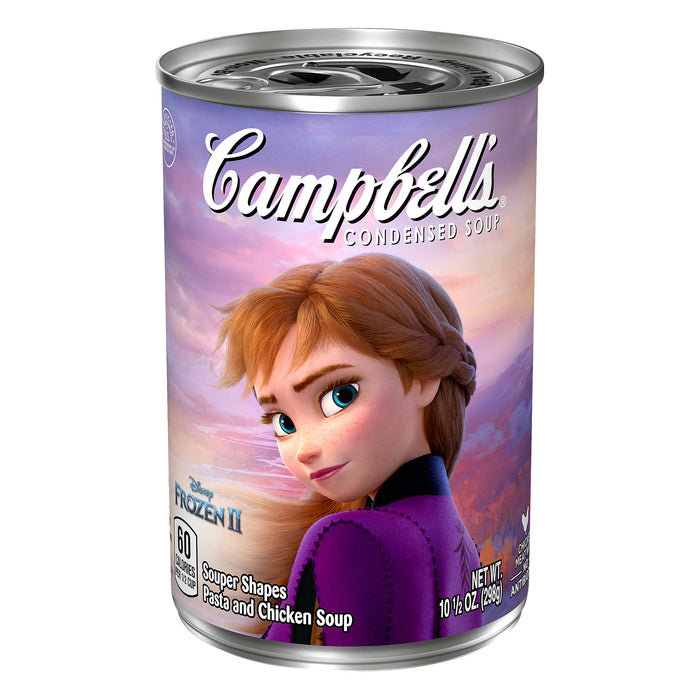 CAMPBELLS Disney Frozen II Condensed Pasta and Chicken Soup 10.5 oz