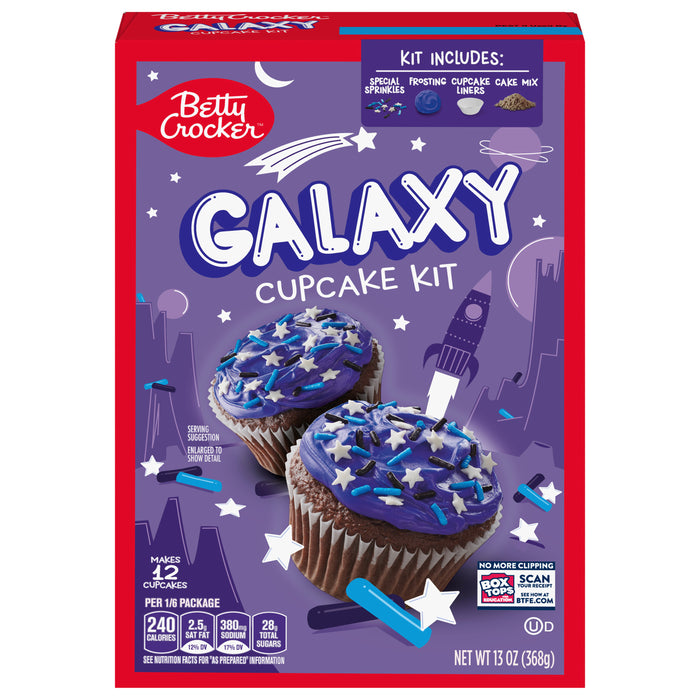 Betty Crocker Galaxy Cupcake Kit 12 ea