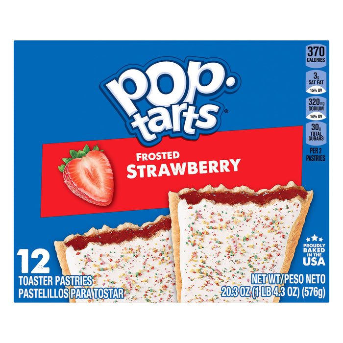 Pop-Tarts 12 Pack Frosted Strawberry Toaster Pastries 12 ea