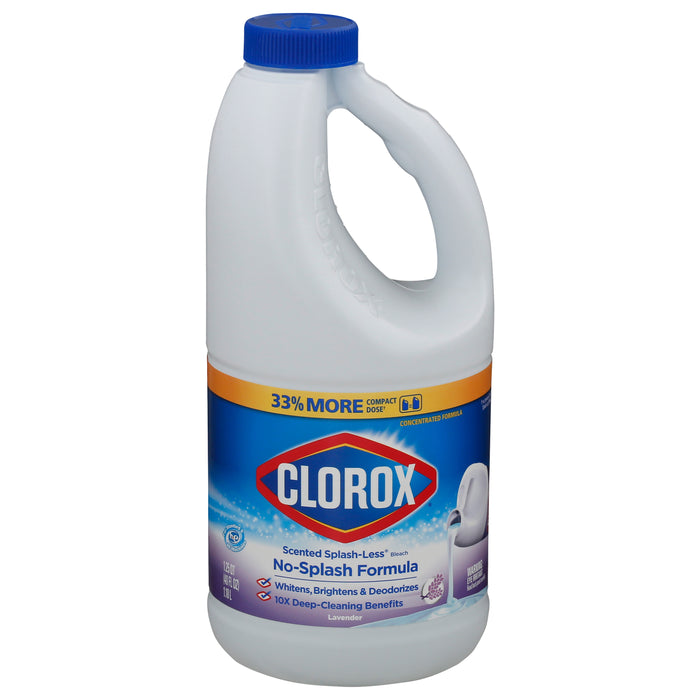 Clorox Splash-Less Lavender Scented Bleach 1.25 qt