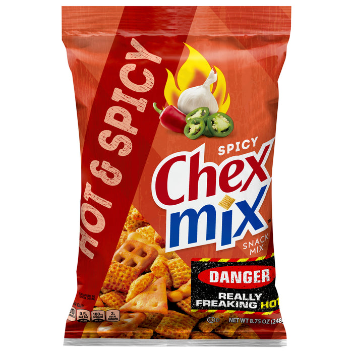 Chex Mix Hot & Spicy Blend Savory Snack Mix, 8.75 oz