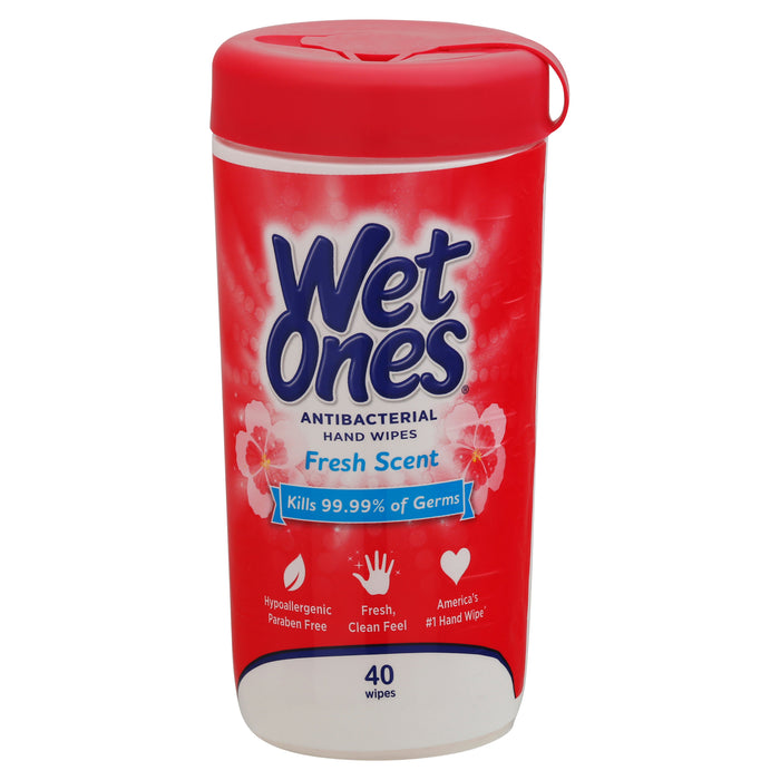 Wet Ones Fresh Scent Antibacterial Hand Wipes 40 ea