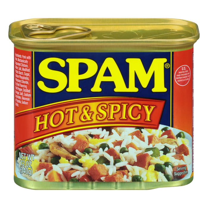 SPAMÂ® Hot & Spicy Canned Meat 12 oz. Pull-Top Can