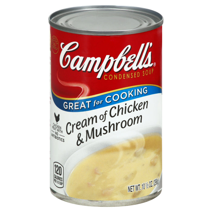 Campbell's Cream of Chicken & Mushroom Condensed Soup 10.5 oz