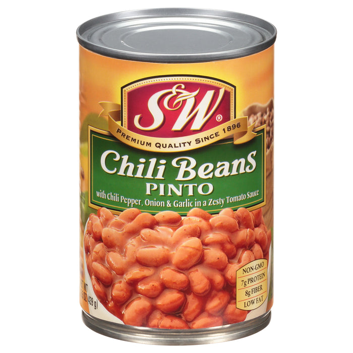 S&W Pinto Chili Beans 15.5 oz