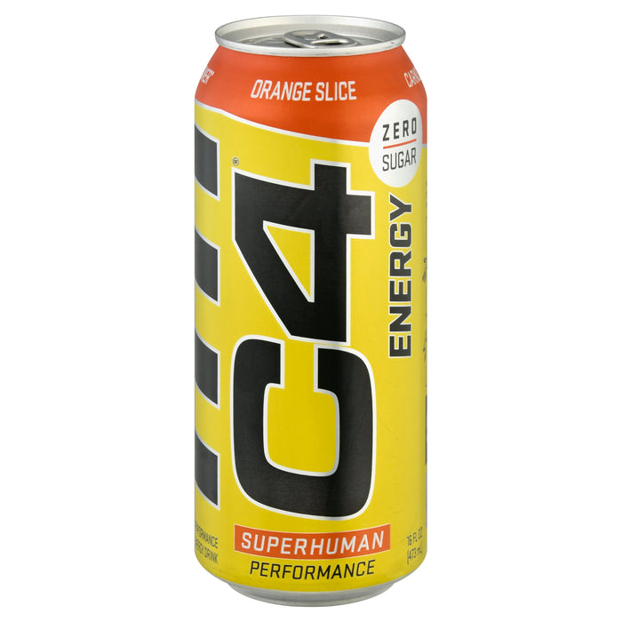 C4 Energy Orange Slice Performance Energy Drink 16 oz