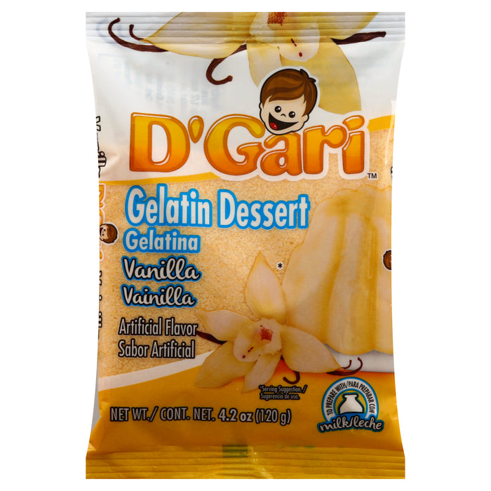 D'Gari Gelatin Dessert 4.2 oz