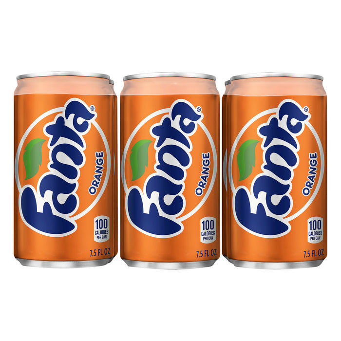 Fanta Orange Soda 6 ea