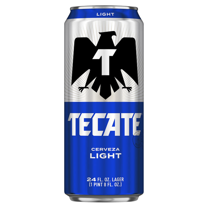 Tecate Light Beer 24 fl oz Can