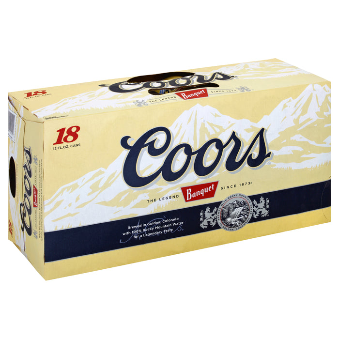 Coors Banquet Beer 18 ea