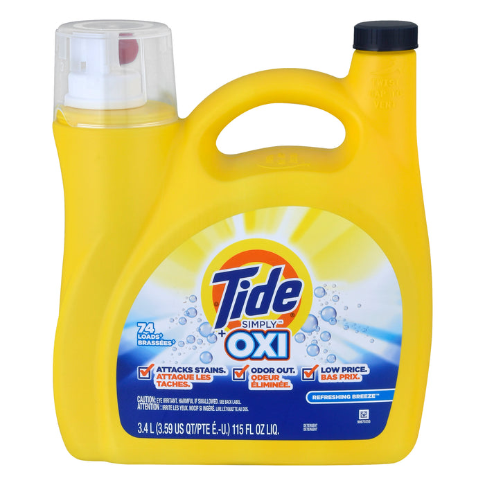 Tide Simply + Oxi Refreshing Breeze Detergent 3.4 lt