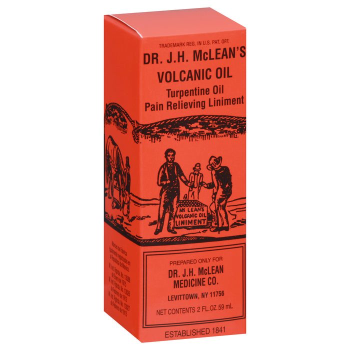 Dr. J.H. McLean's Volcanic Oil Turpentine Oil Pain Relieving Liniment 2 oz